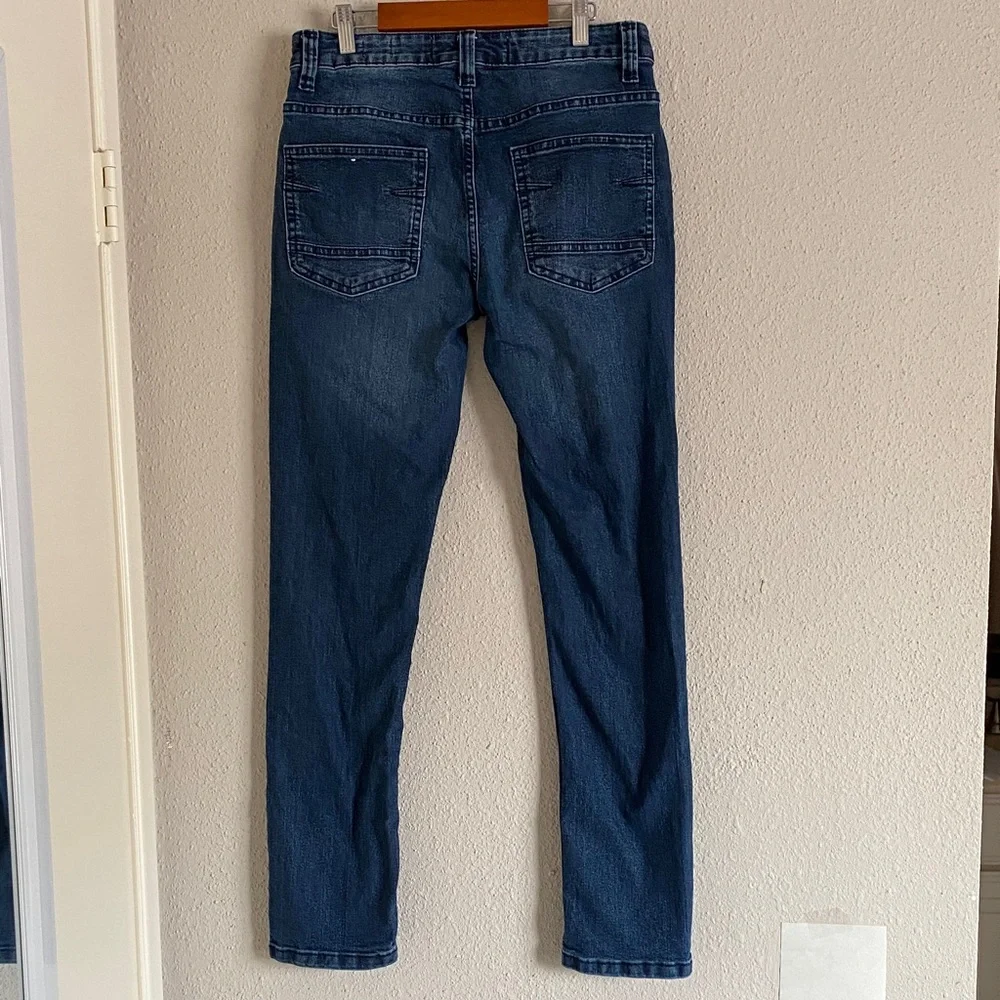 PD&C Men's Slim Fit Jeans in Dark Blue